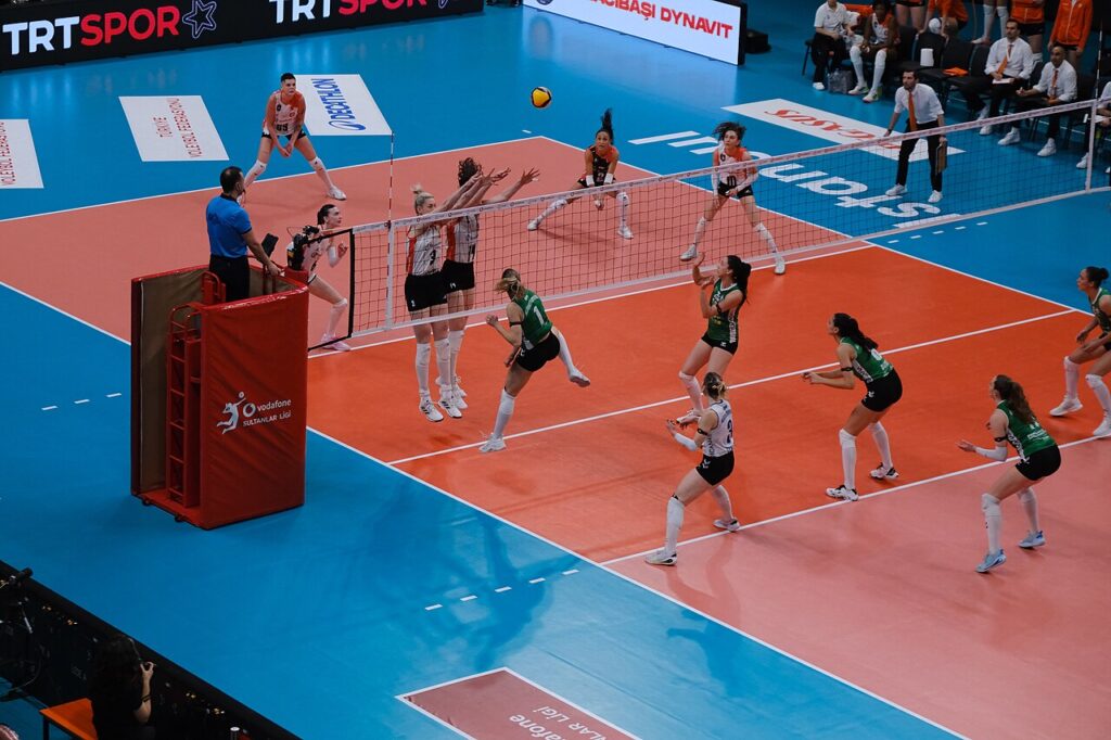 31 Ocak 2026 Eczacıbaşı–Nilüfer Belediyespor kadın voleybol maçından arşiv görüntüsü. Kupa Voley müsabakasına ait değildir.