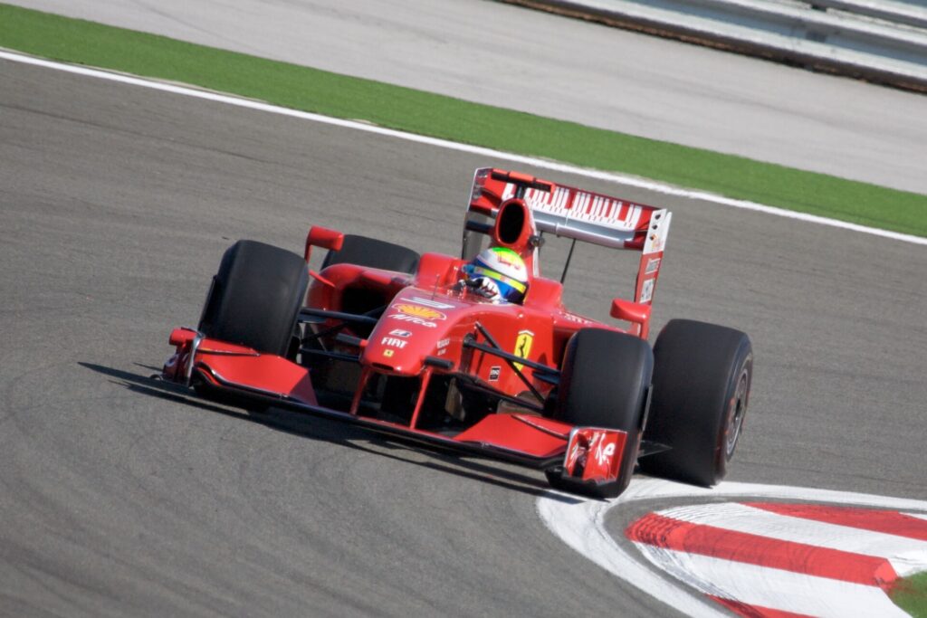 Felipe Massa'nın Ferrari'si 2009 Türkiye Grand Prix'sinde İstanbul Park'ta