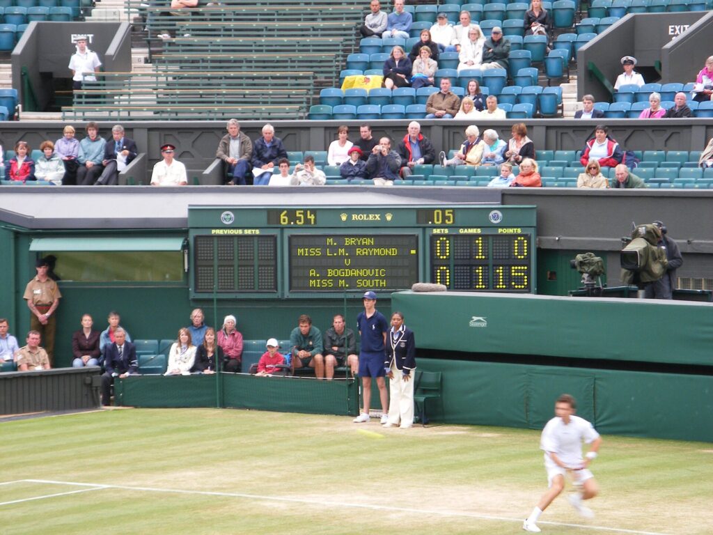 Wimbledon Centre Court skor tabelası