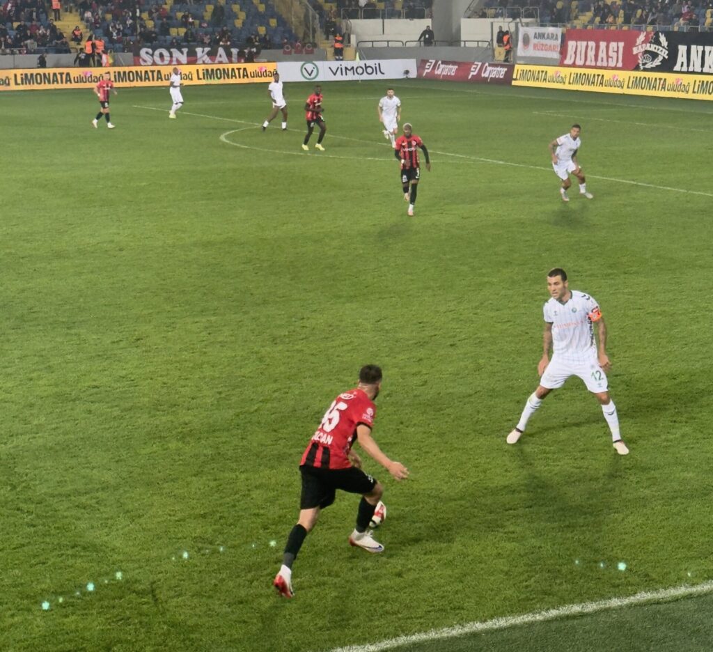 Gençlerbirliği ile Konyaspor arasındaki 26 Ekim 2025 tarihli Süper Lig maçından bir an. Arşiv fotoğrafı.
