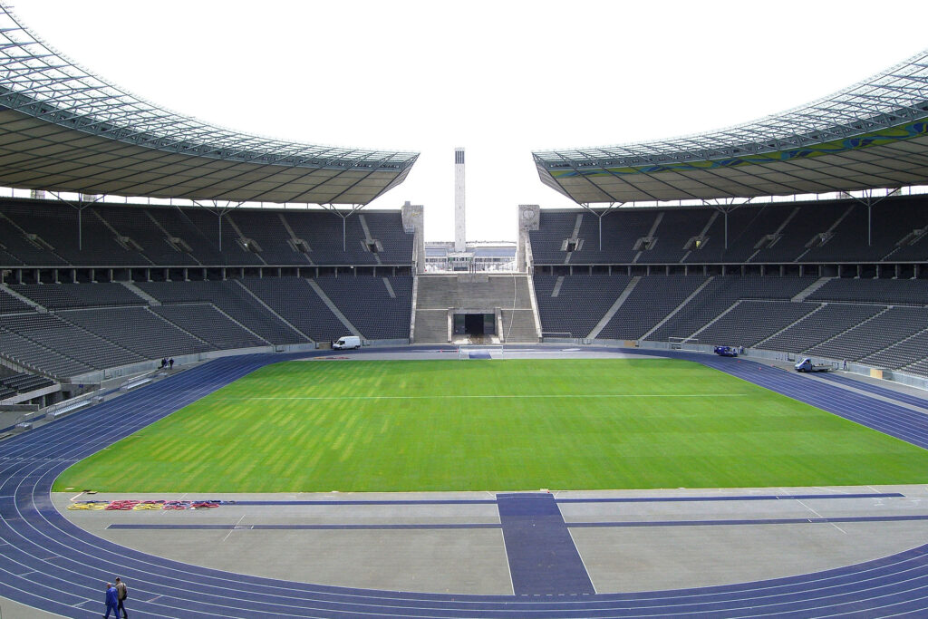 Olympic stadium football field